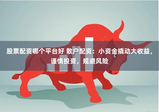 股票配资哪个平台好 散户配资：小资金撬动大收益，谨慎投资，规避风险